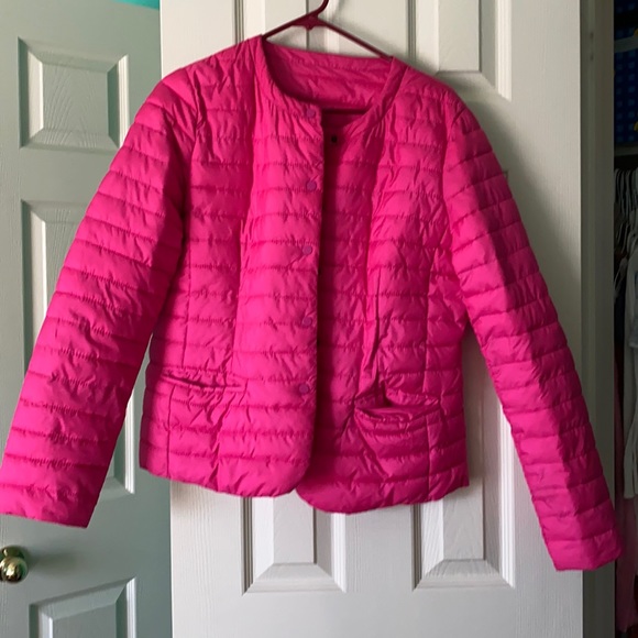Pink puffer jacket for girls! - Picture 1 of 3